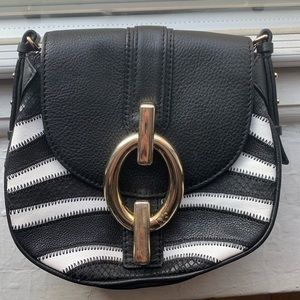 Diane Avon Furstenberg black & white purse